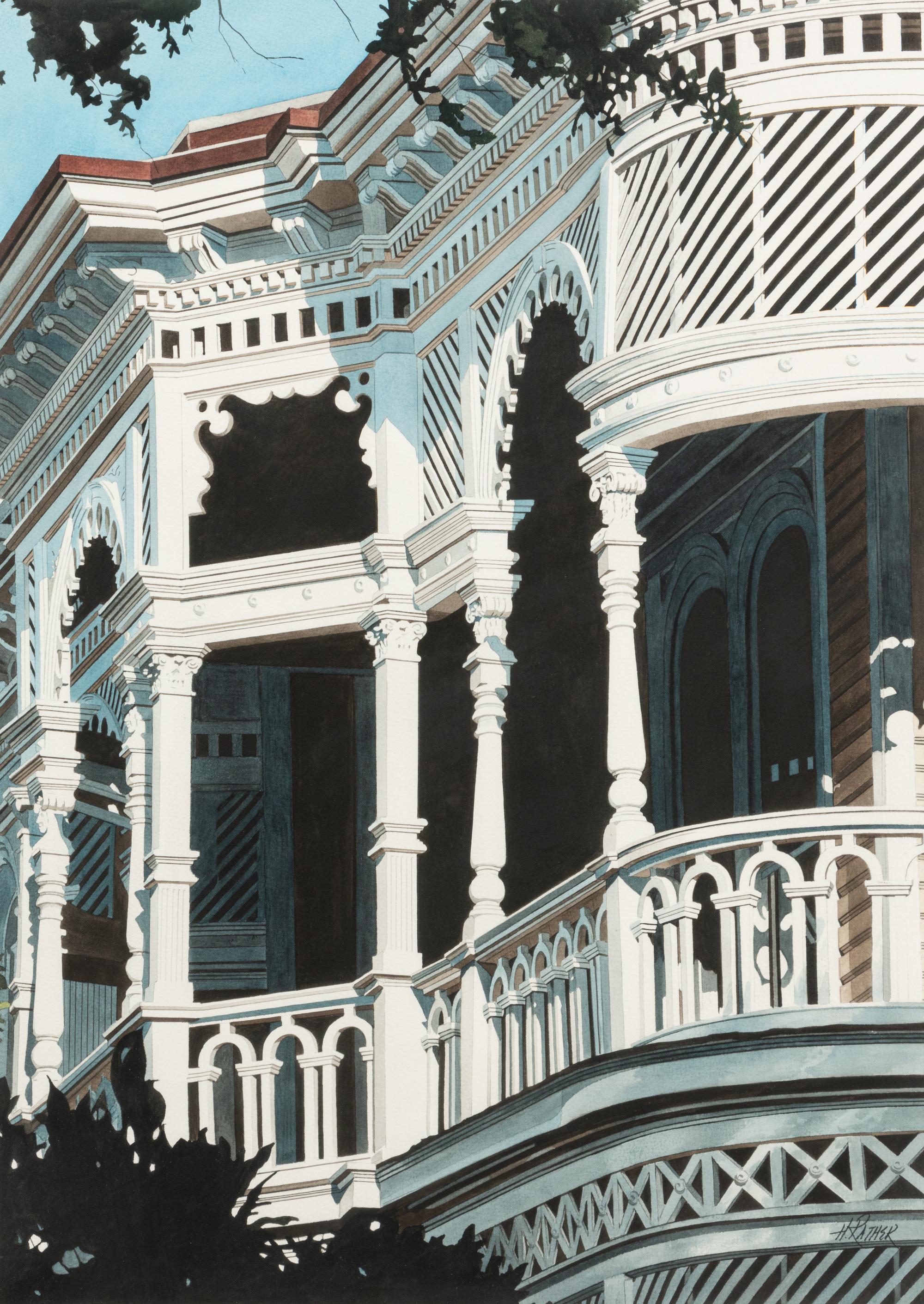 House on Washington- White Porch