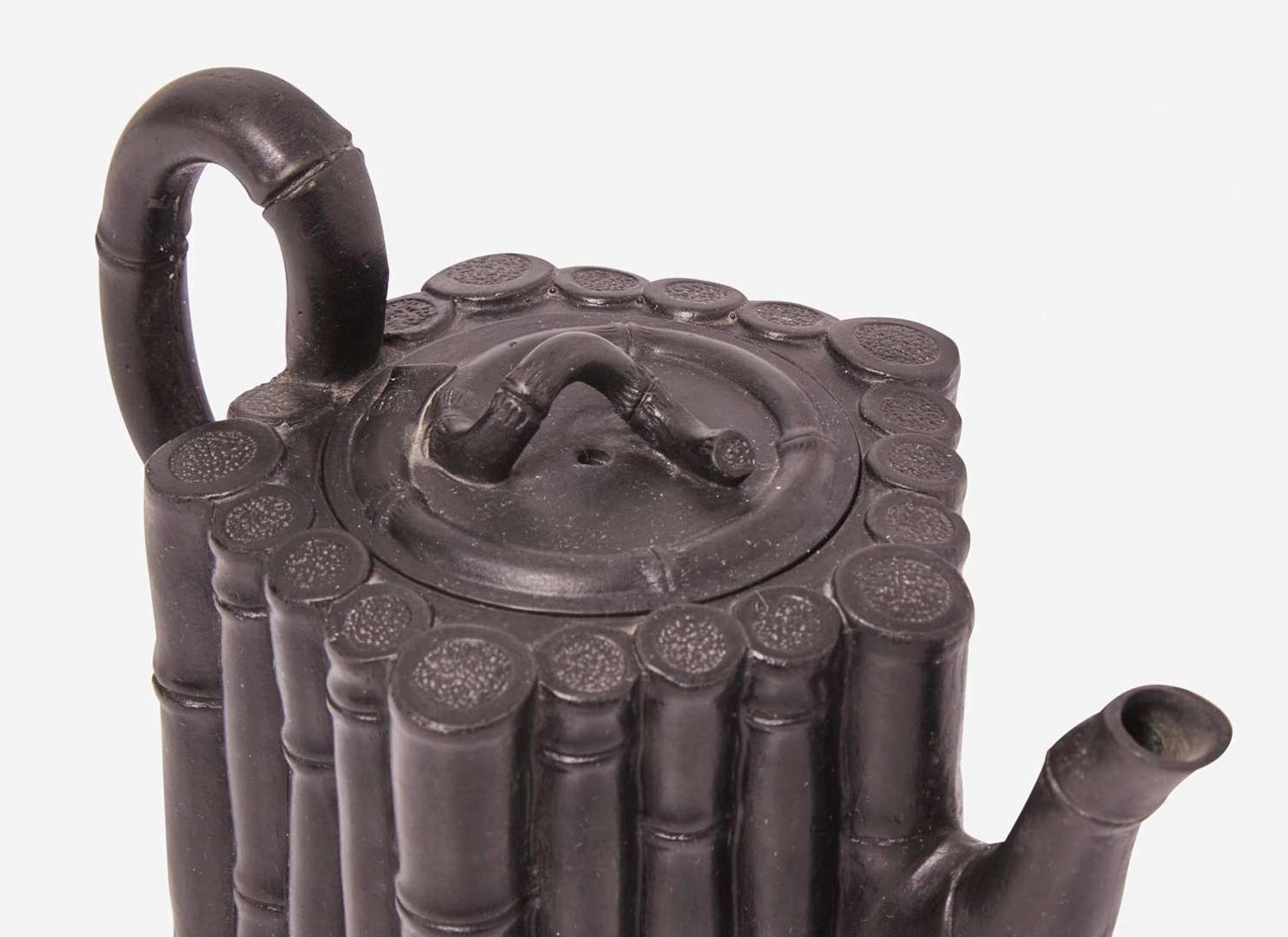 A Wedgwood & Bentley Black Basalt Teapot, UK, 1770s
