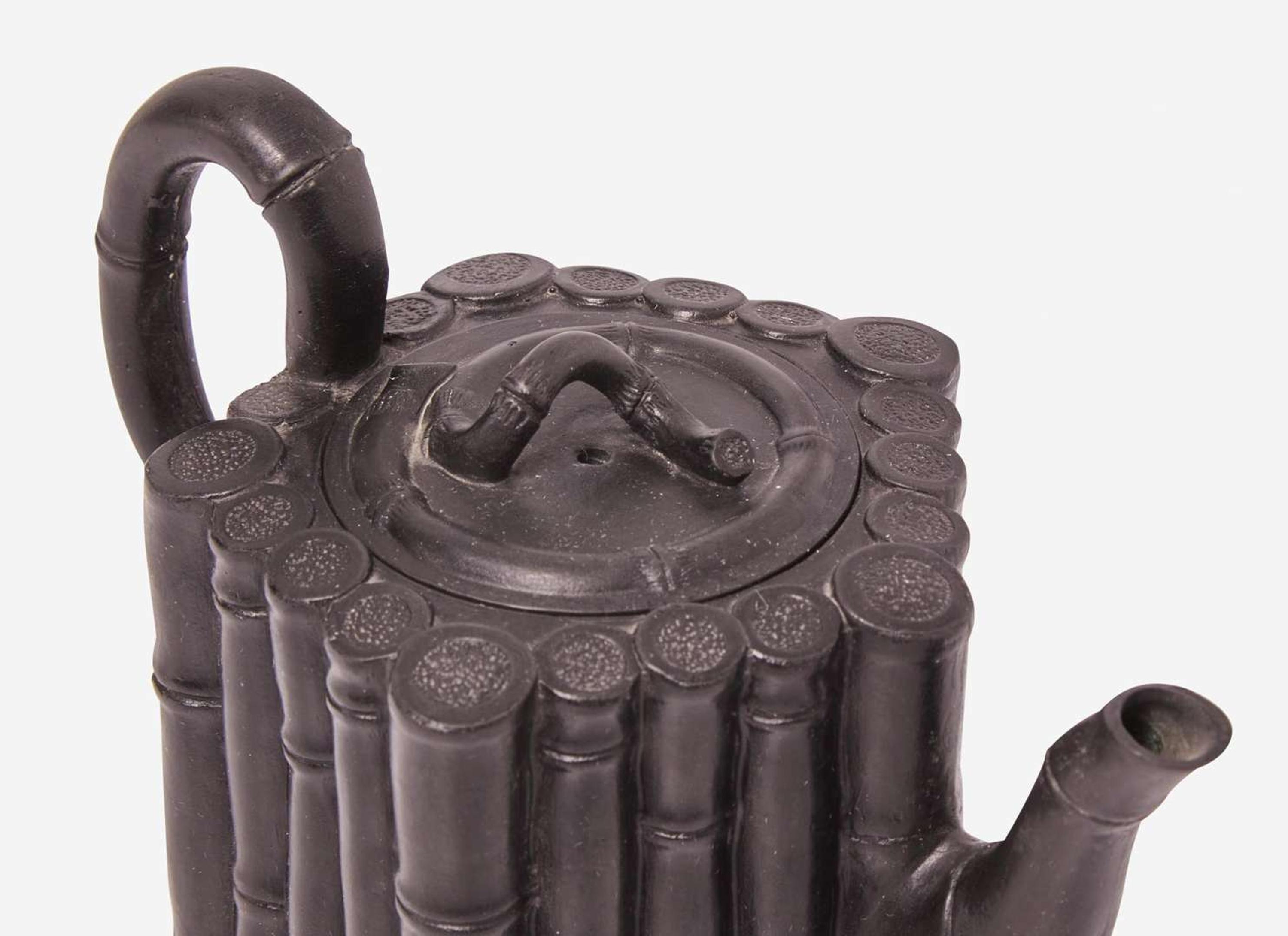 A Wedgwood & Bentley Black Basalt Teapot, UK, 1770s