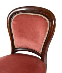 A Set of Six English Mahogany Dining Chairs