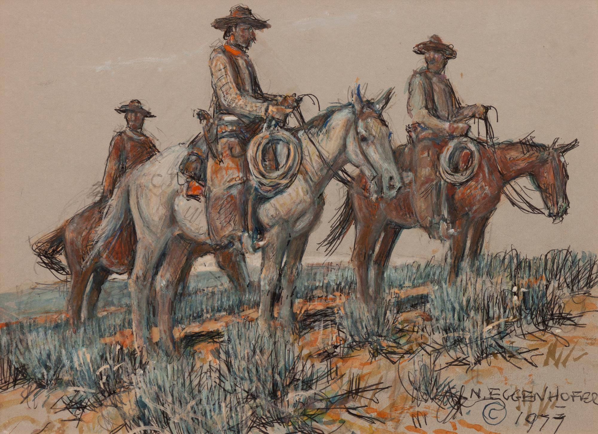 Cowboys on Horseback