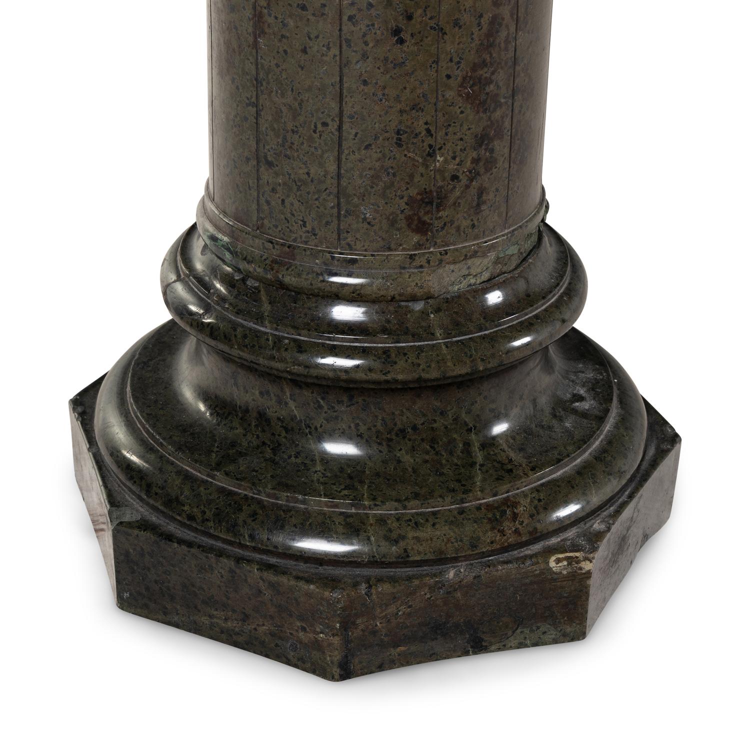 A Continental Marble Pedestal