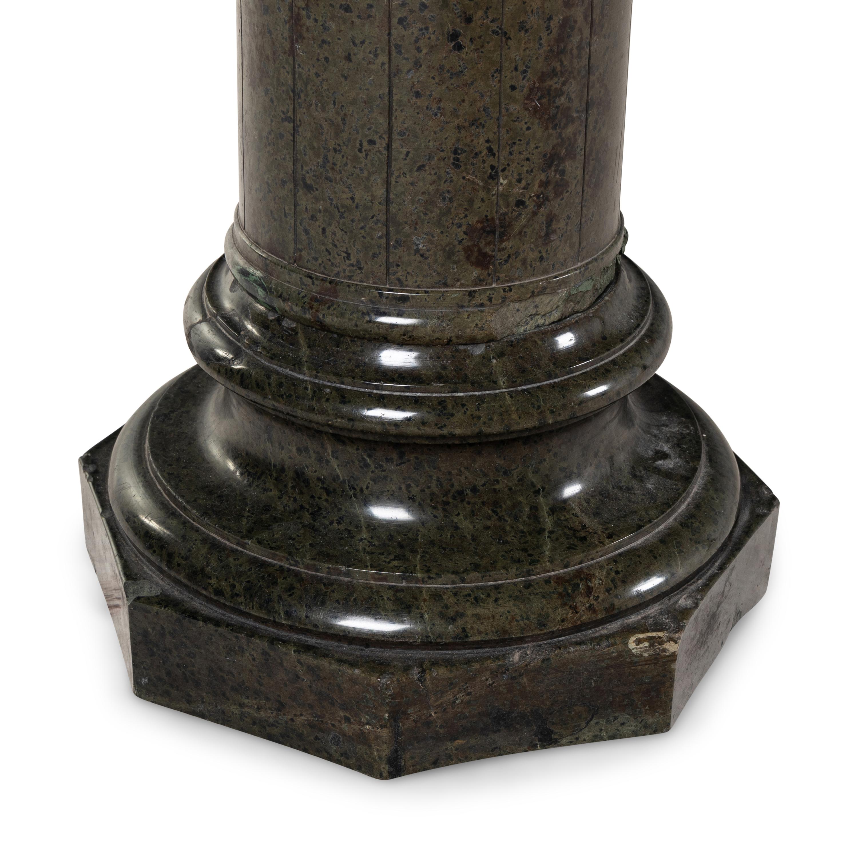 A Continental Marble Pedestal