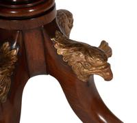 A George III Style Mahogany Drum Table