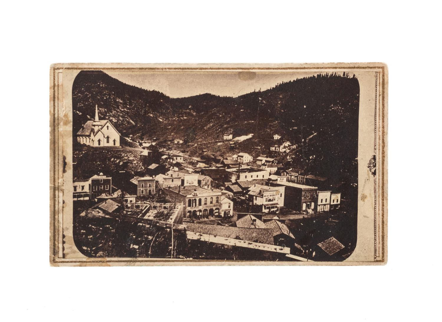 [COLORADO]. WAKELY, George, photographer, attributed. Black Hawk , (Colorado). Ca 1864.
