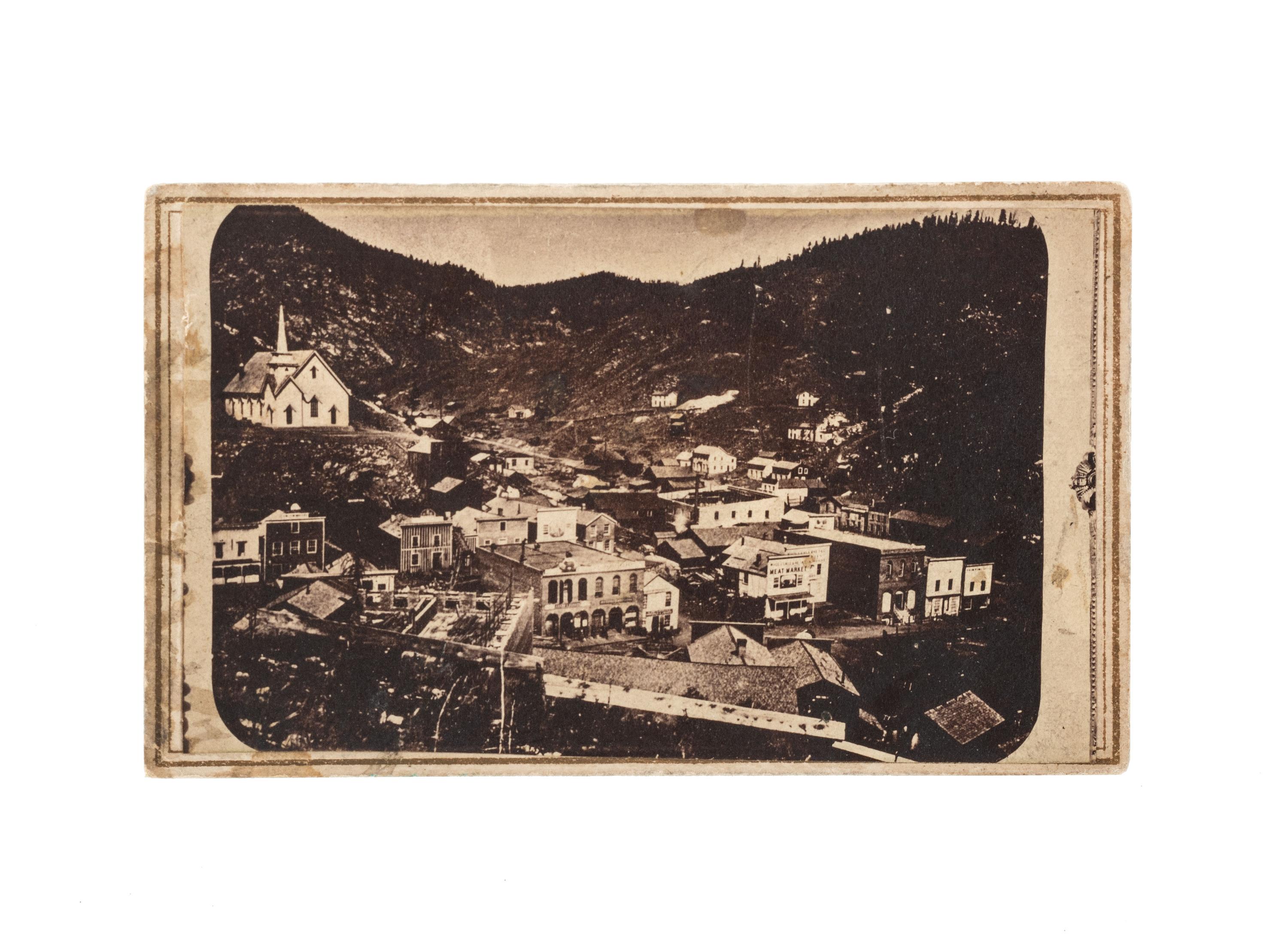 [COLORADO]. WAKELY, George, photographer, attributed. Black Hawk , (Colorado). Ca 1864.
