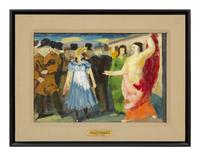 Sketch for 'La femme adultère,' 1943