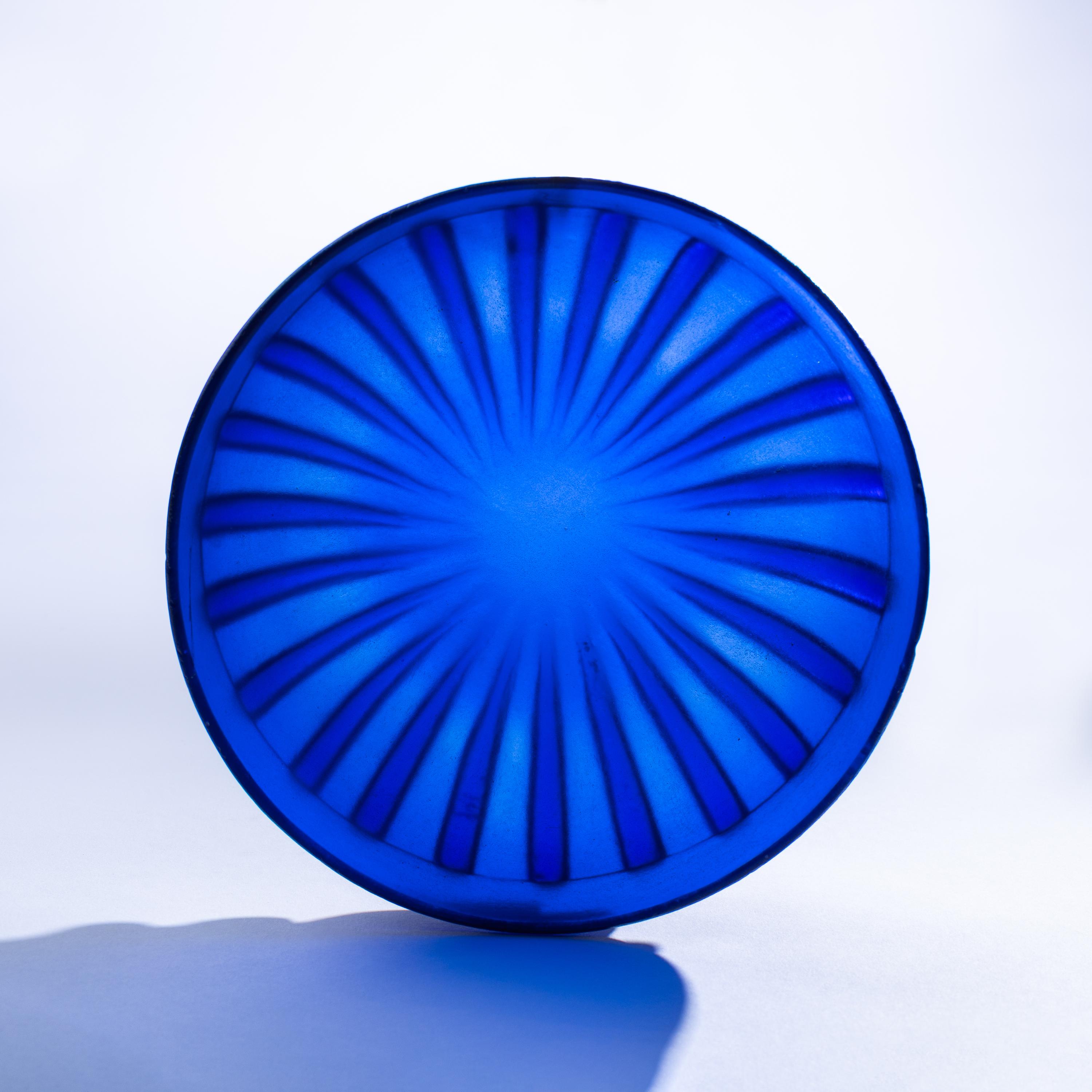 A Roman Cobalt Blue Glass Bowl