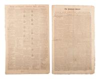 [NEWSPAPERS] -- [18TH CENTURY]. A group of 5 early American newspapers, 1793-1799.