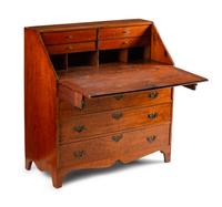 A Chippendale Maple Slant-Front Desk — 18TH CENTURY