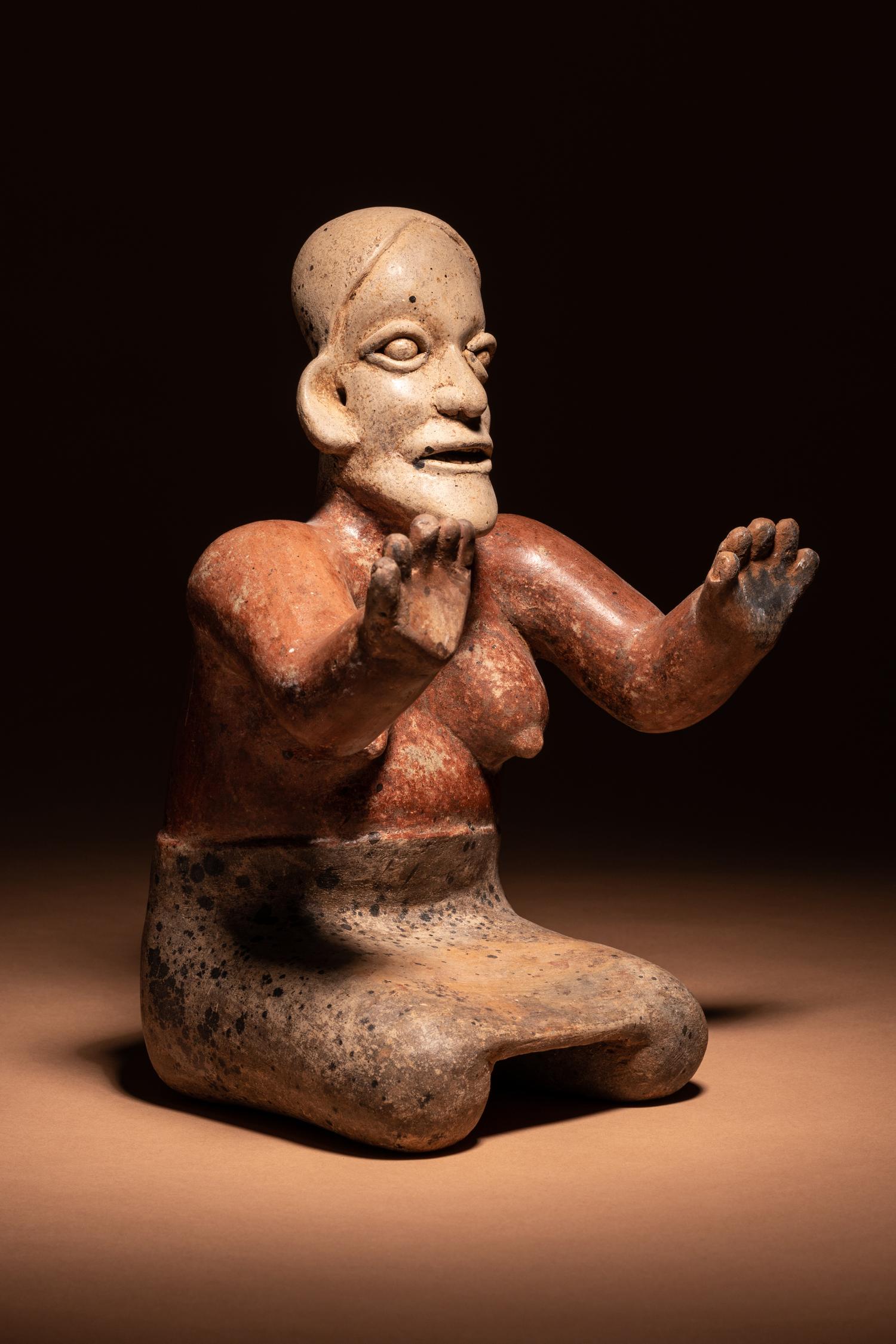 A Jalisco Terracotta Seated Female Figure
