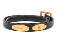 Chanel Leather Belt with Stamped Charms, Fall 1995