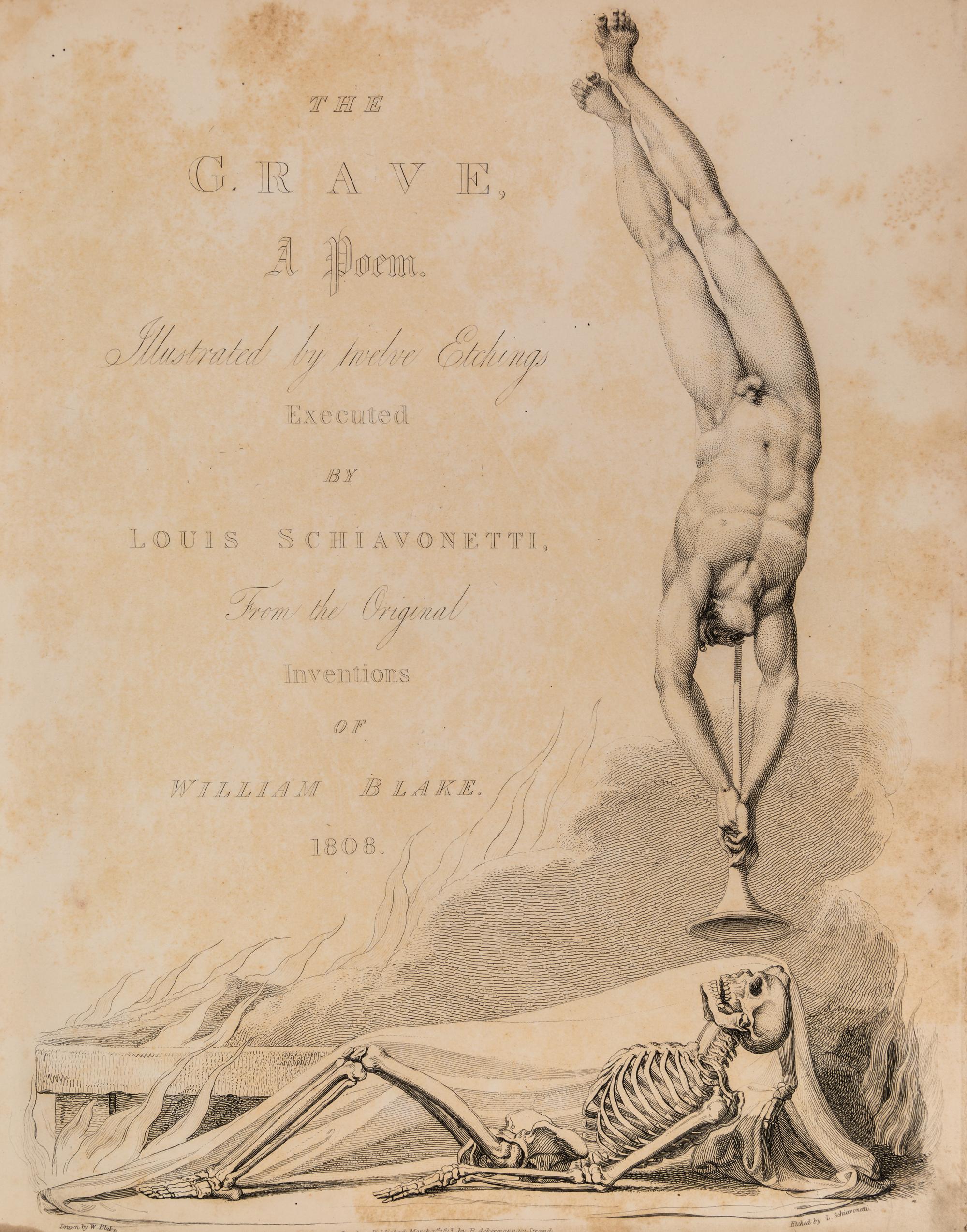 BLAKE, William, illustrator. BLAIR, Robert (1699-1746). The Grave, A Poem. London: R. Ackerman, 1813.