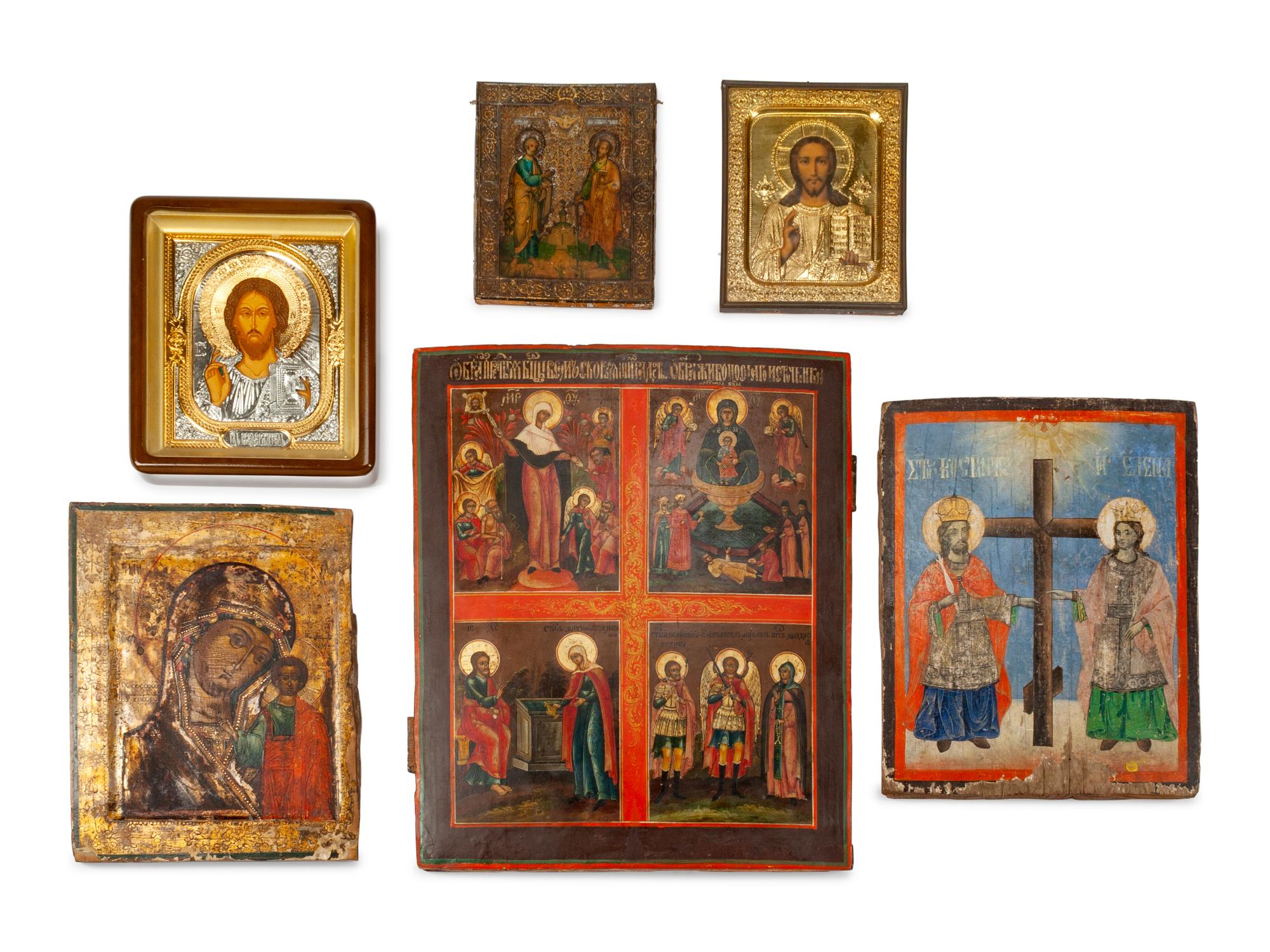 A Group of Six Icons