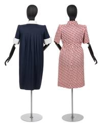 Two Givenchy Haute Couture Maternity Dresses, c.1984
