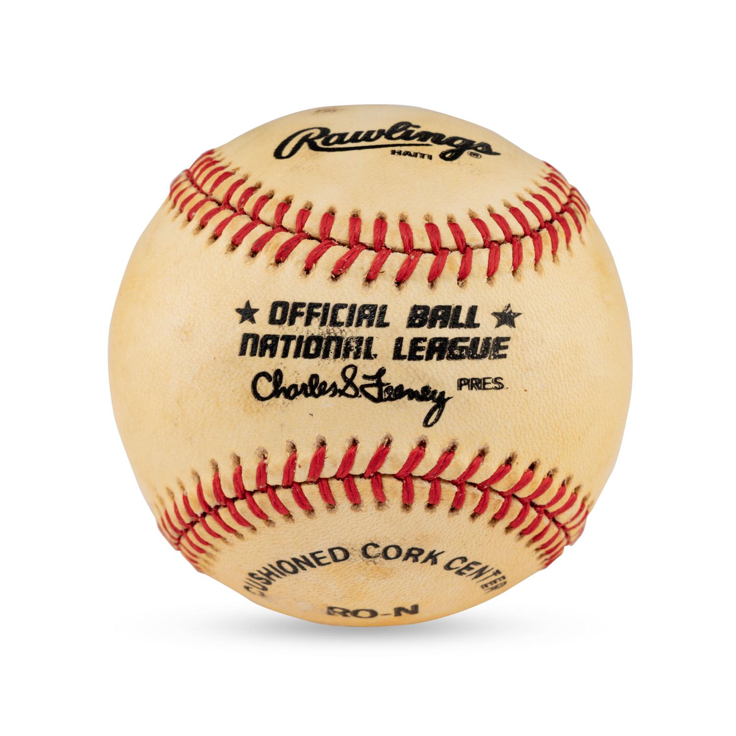 A Travis Jackson Single Signed Autograph Baseball (Beckett Authentication Services Hologram)
