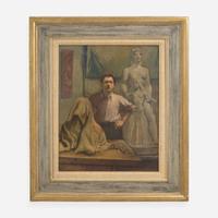 Raphael Soyer (American, 1899-1987) Portrait of Robert Laurent