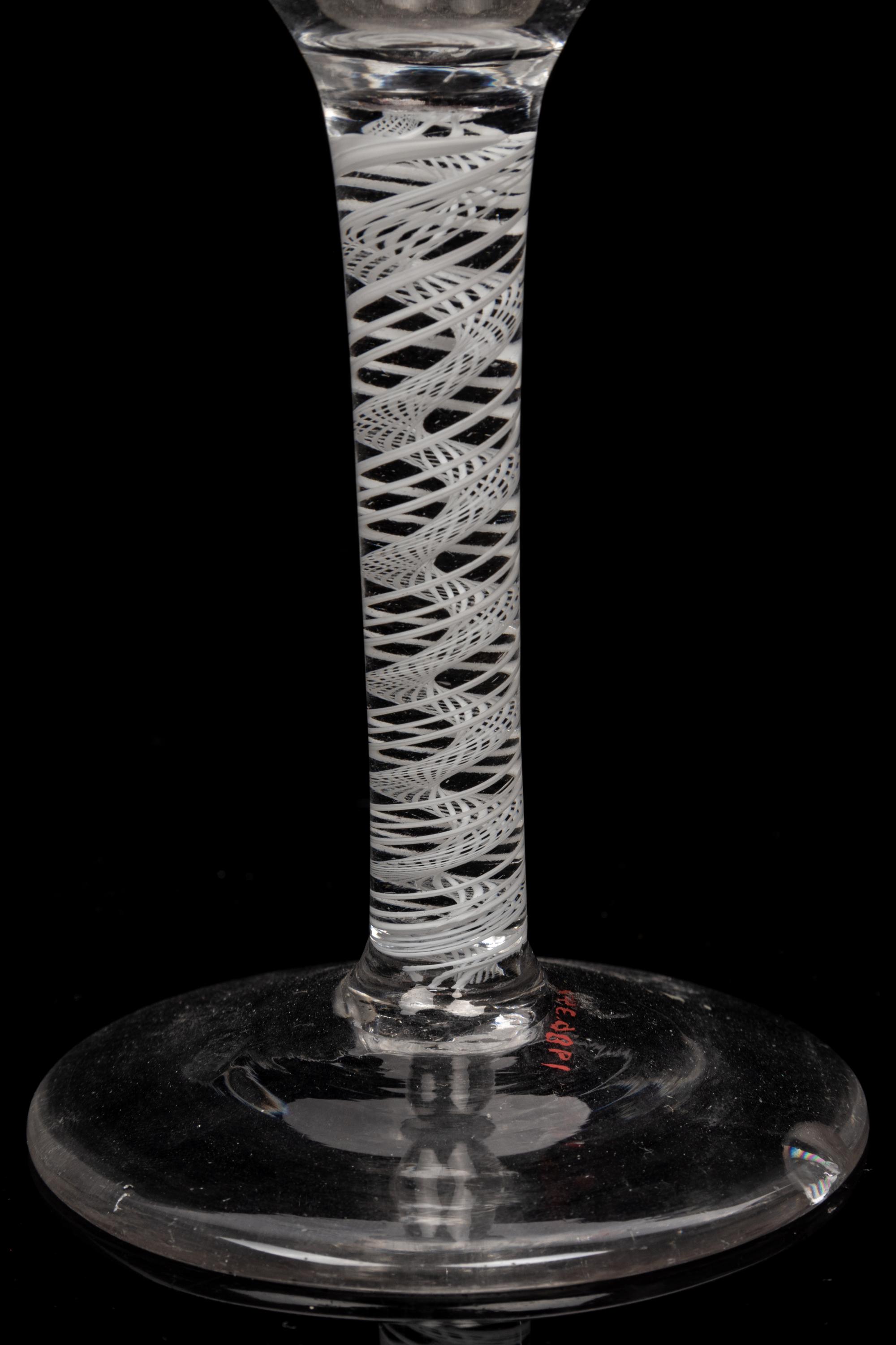 A Group of Twelve English Glass Wine Stems