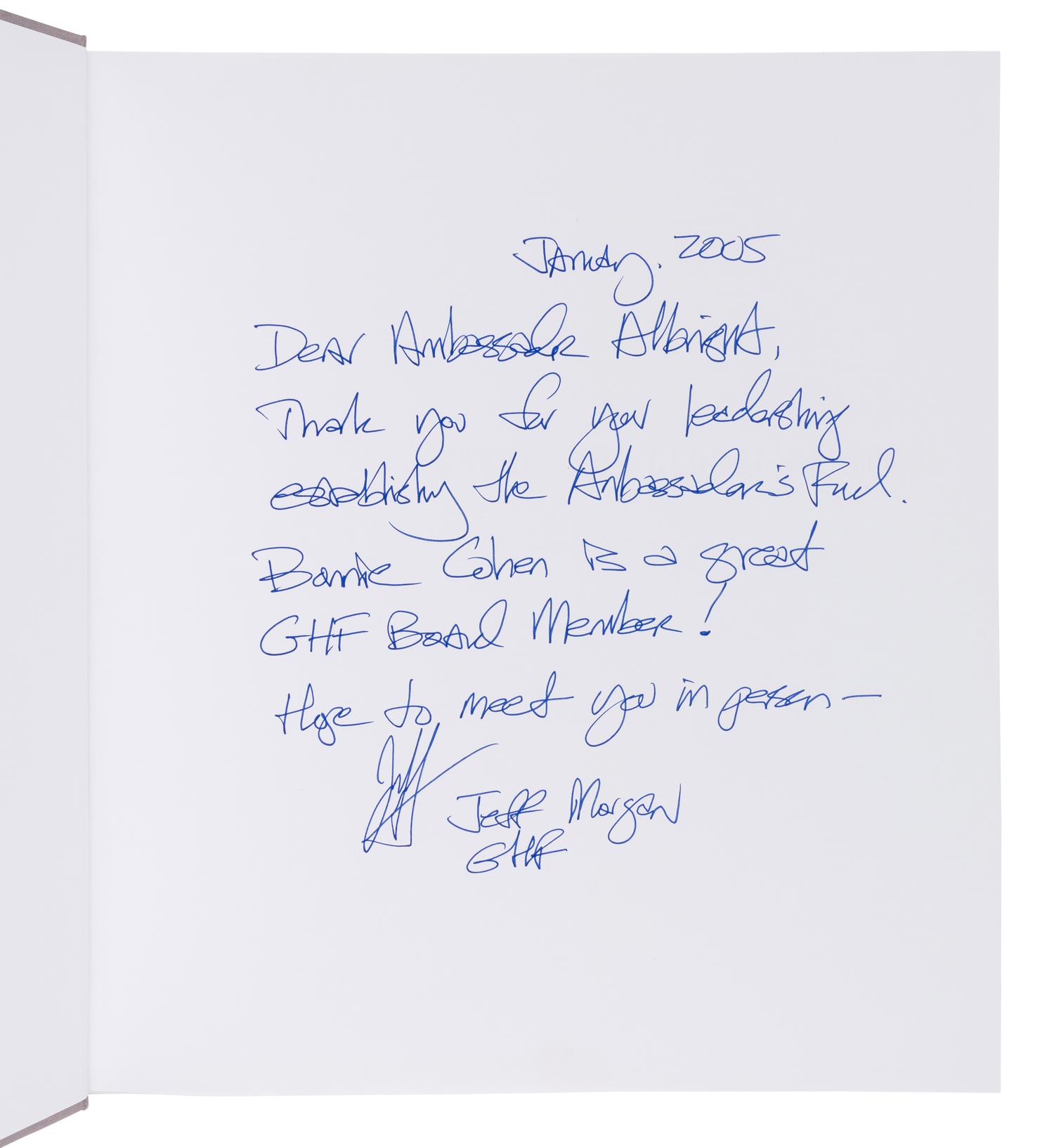 ILLUSTRATED BOOKS A group of 8 illustrated works related to activism, design, history, and travel, a few INSCRIBED TO SECRETARY ALBRIGHT: