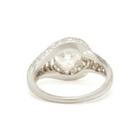 BAILEY, BANKS, AND BIDDLE, PLATINUM AND DIAMOND RING