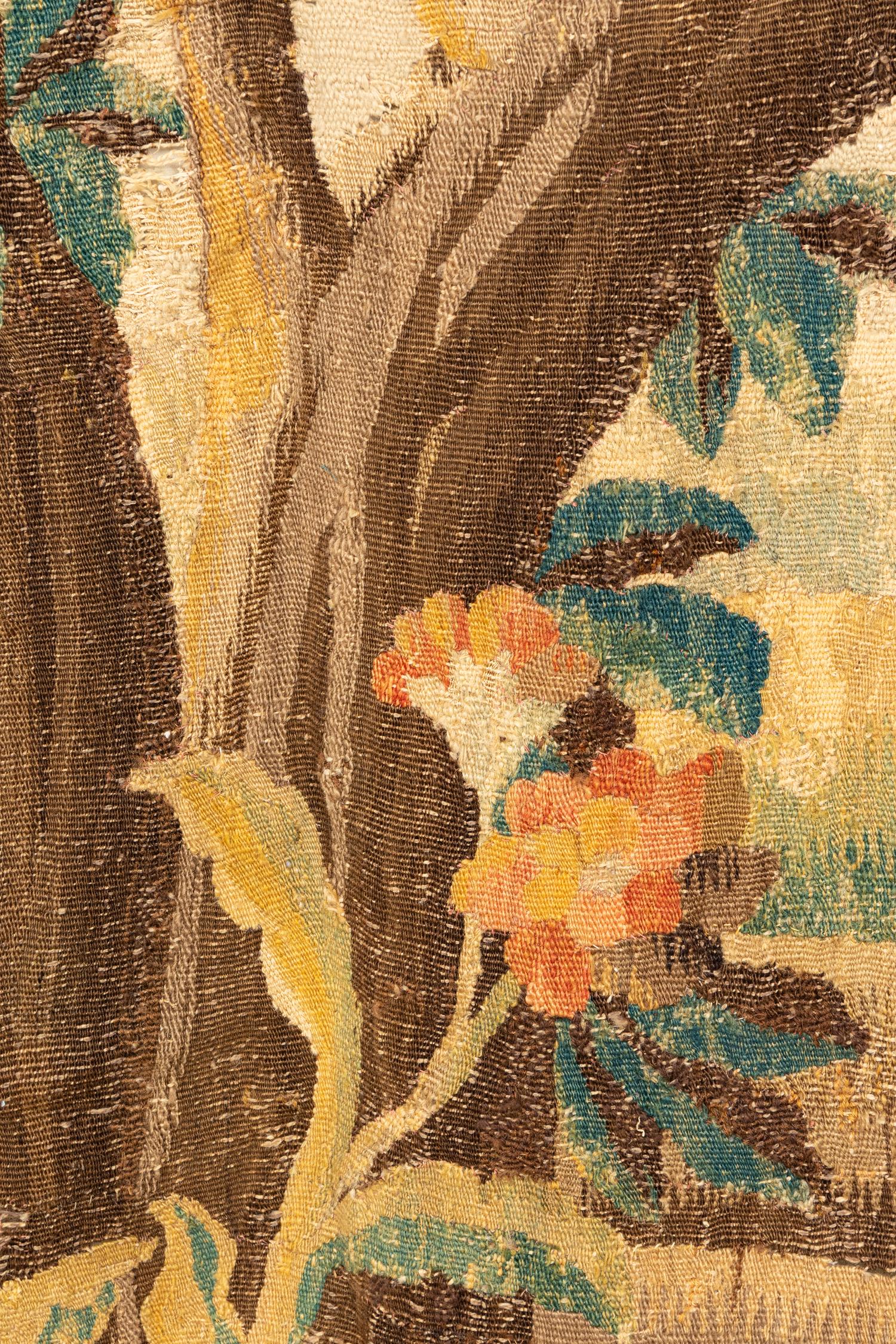A French Wool Tapestry Fragment