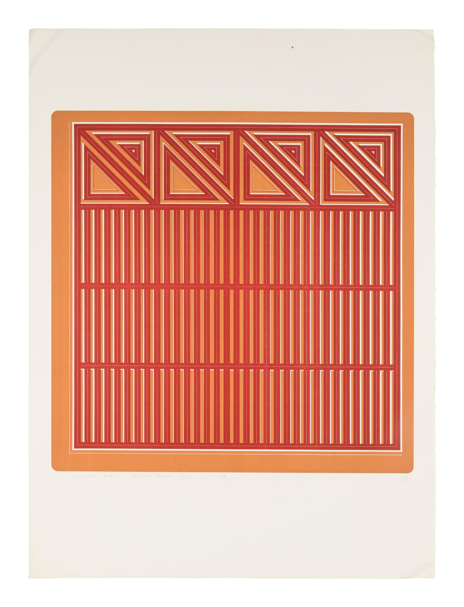 A Group of Six Prints ( Ladder Box; Multi Case; Vertical Screen; Drop Mitres; Quoined Chase; Mitred Matrix ), 1970