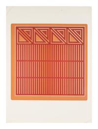 A Group of Six Prints ( Ladder Box; Multi Case; Vertical Screen; Drop Mitres; Quoined Chase; Mitred Matrix ), 1970