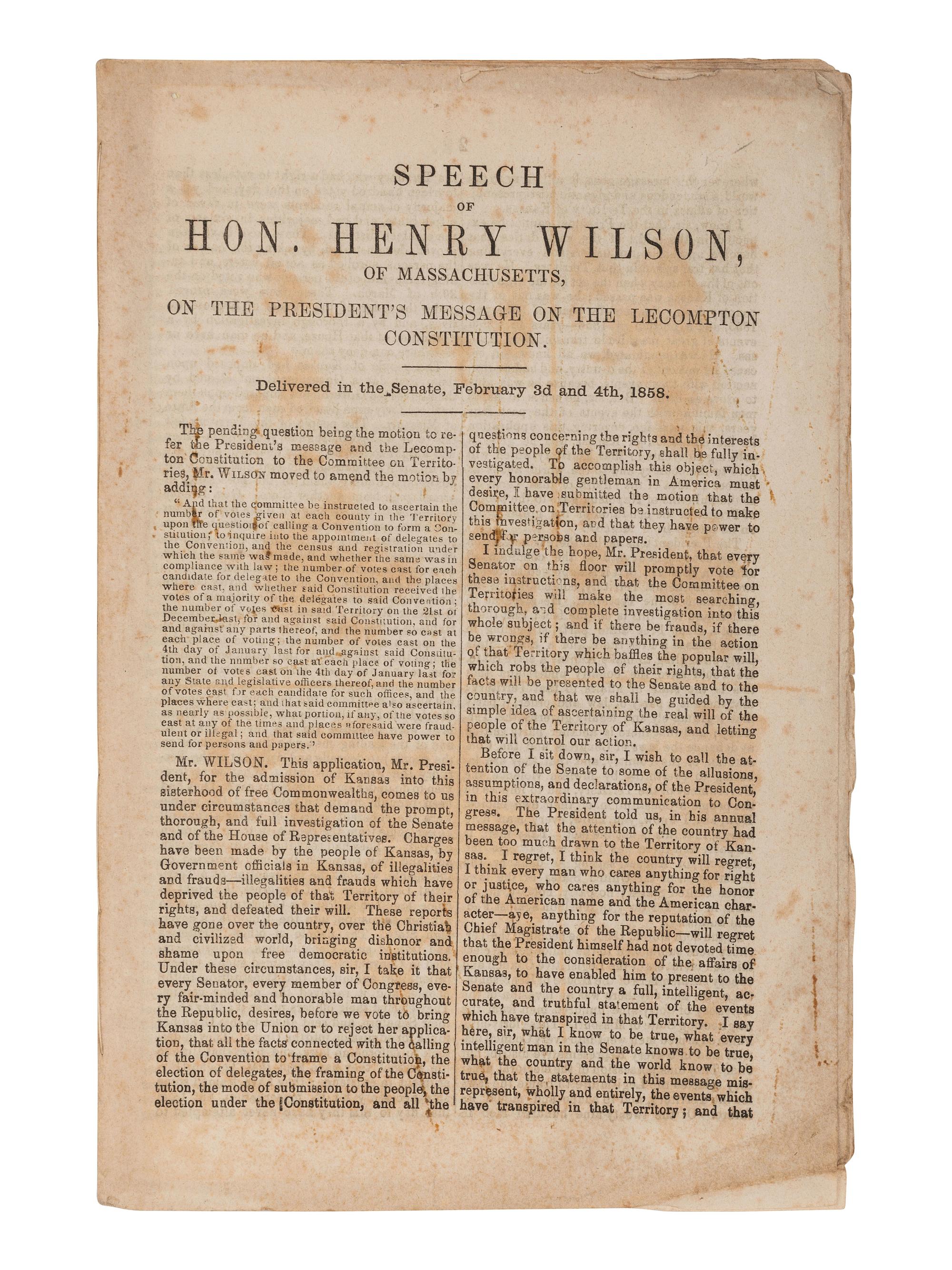 [AUTOGRAPHS]. Signatures of 19th-century American military and political figures.