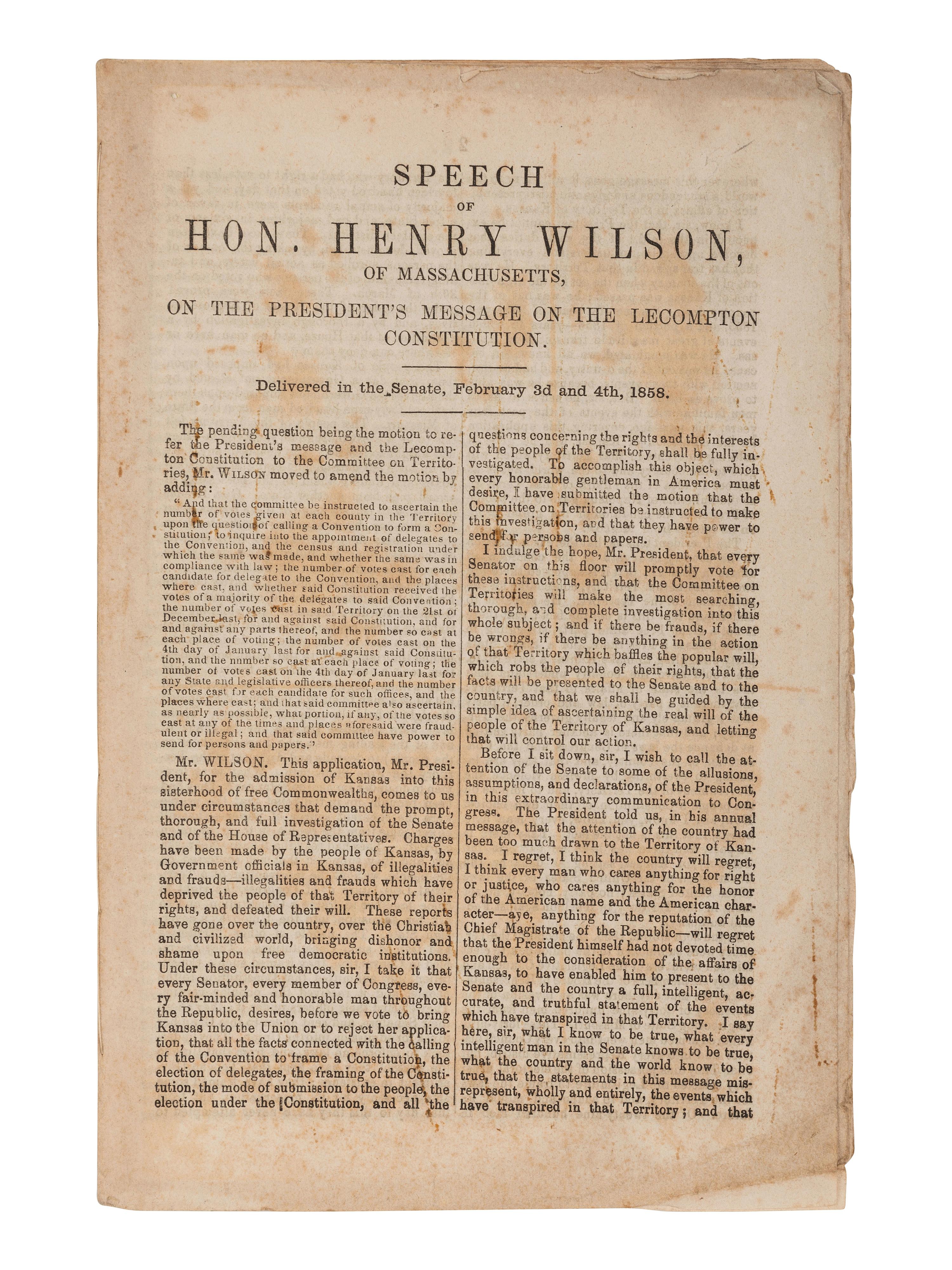 [AUTOGRAPHS]. Signatures of 19th-century American military and political figures.