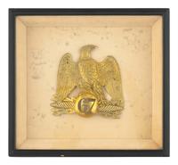 Two Framed Shako Badges