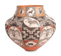 Polychrome Pottery Jar
