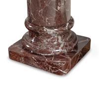 A Rosso Levanto Marble Pedestal