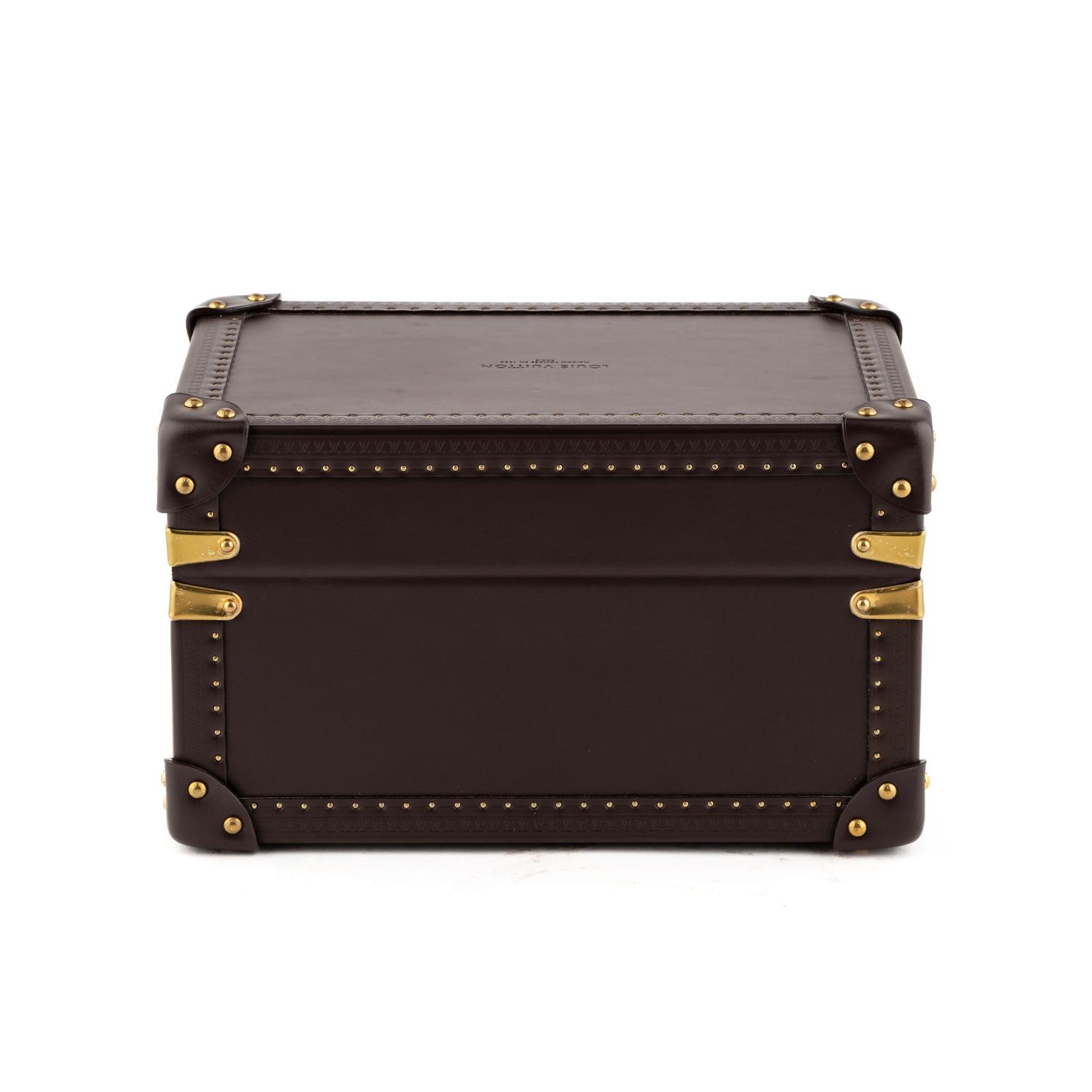 LOUIS VUITTON COFFRET TRÉSOR LEATHER WATCH CASE