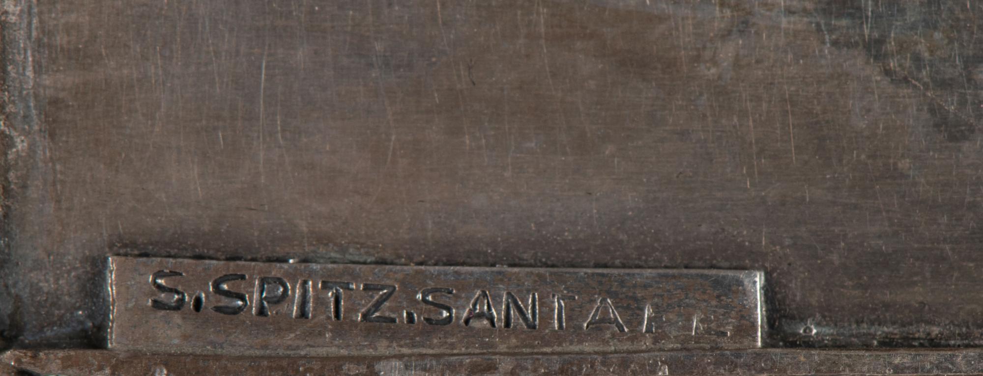 [WESTERN AMERICANA] -- [TRANSPORTATION]. Silverton Railroad silver filigree pass. Santa Fe, NM: S. Spitz, 1892.