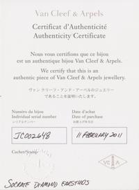 A Pair of 18 Karat White Gold and Diamond 'Socrate' Earrings, Van Cleef & Arpels, 1.90 dwts.