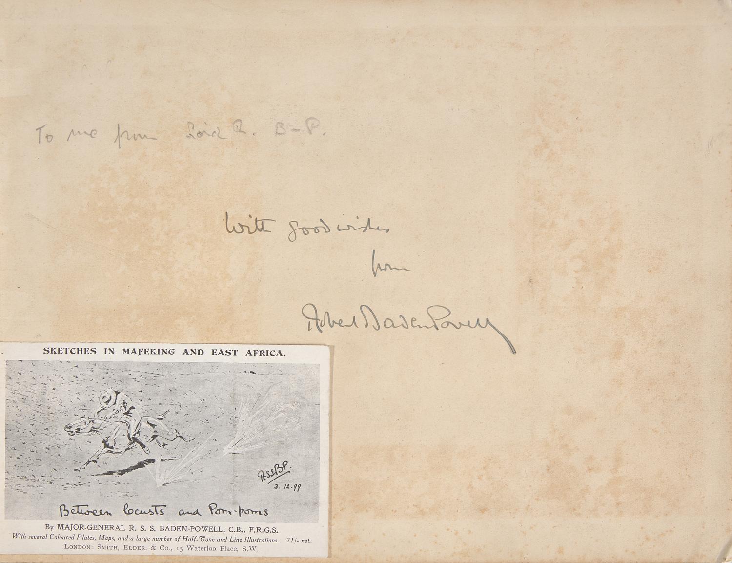Baden-Powell, R(obert).S.S. Sketches in Mafeking and East Africa