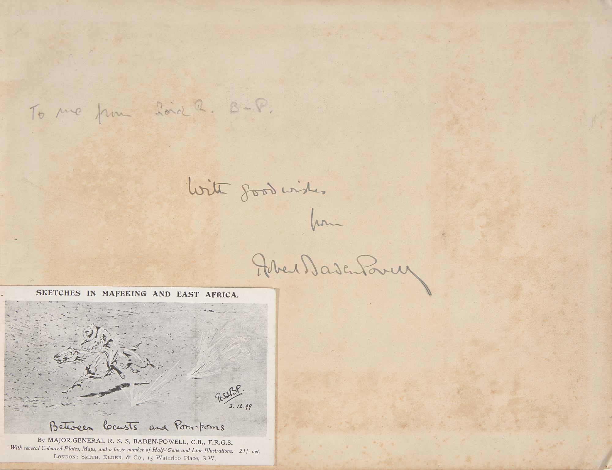 Baden-Powell, R(obert).S.S. Sketches in Mafeking and East Africa
