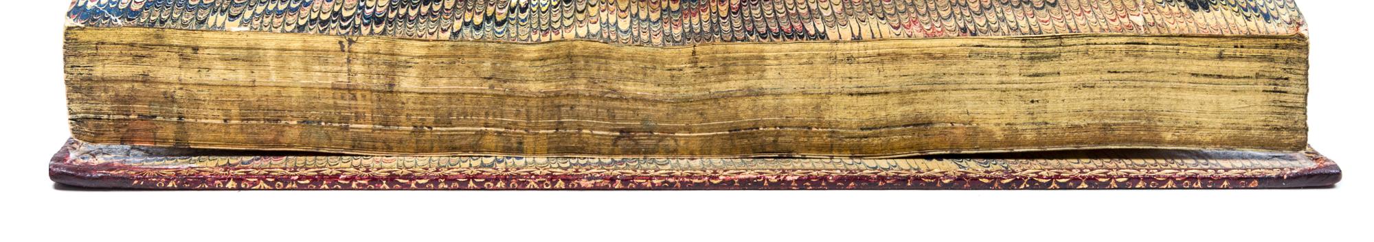 (FORE EDGE PAINTING) GILPIN, JOSHUA. Twenty-one Discourses. London, 1827. Fore edge painting of West Gate, Canterbury.