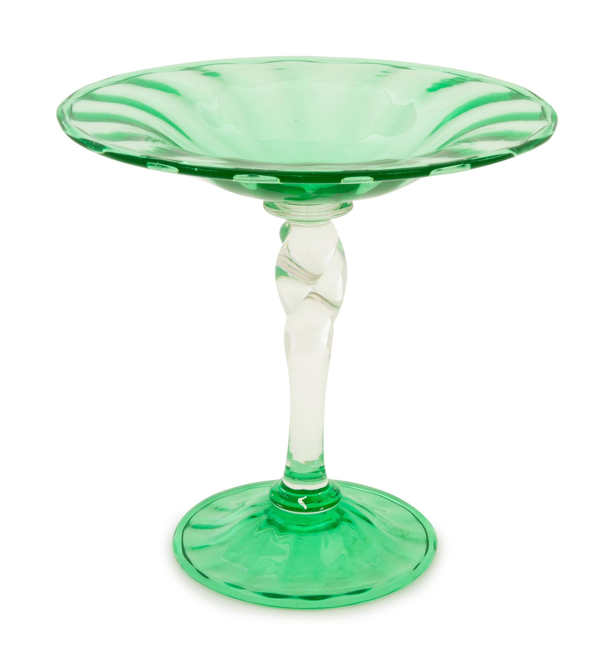 A Steuben Glass Compote