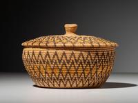 Panamint Lidded Polychrome Basket