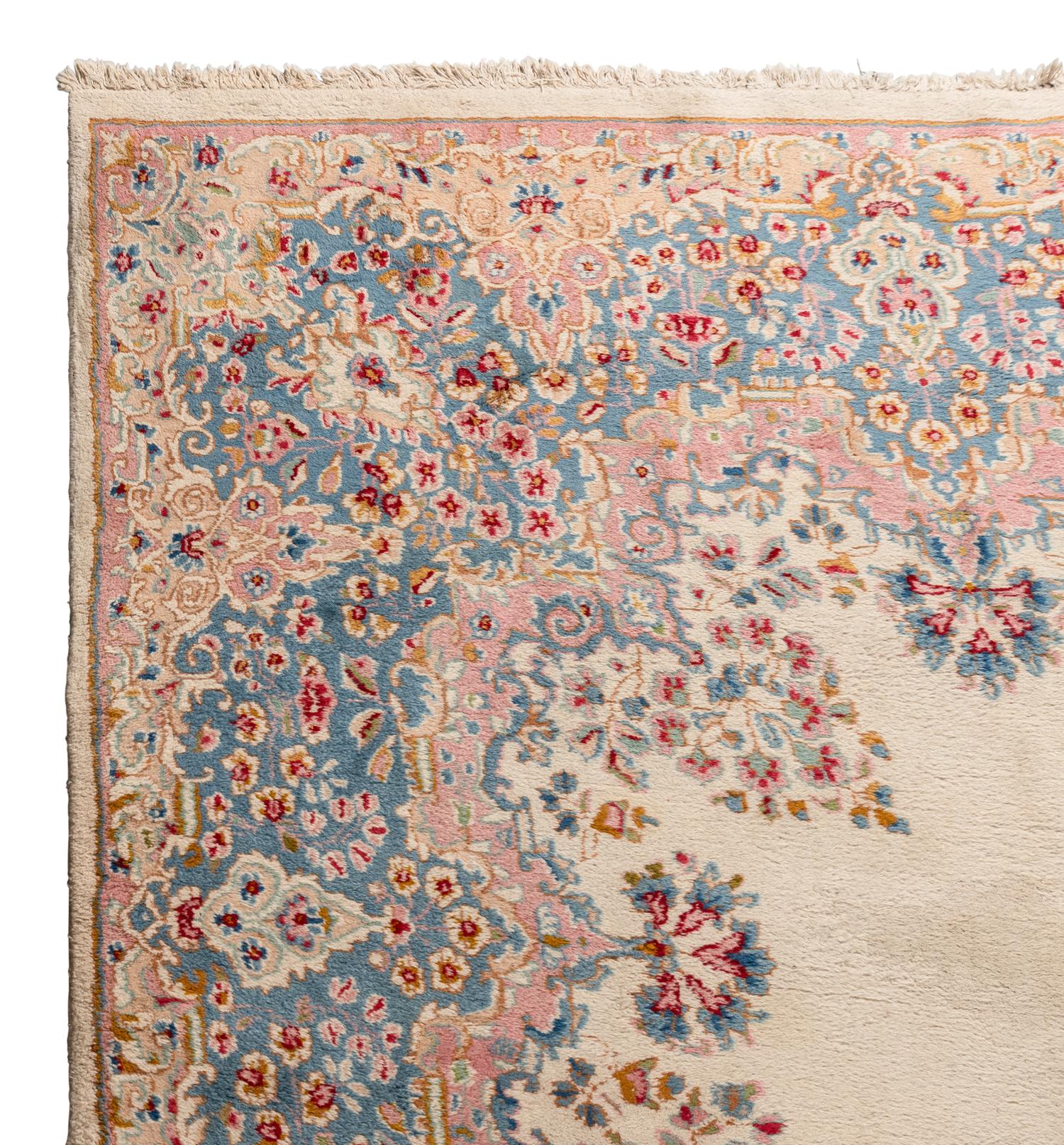 A Kerman Wool Rug