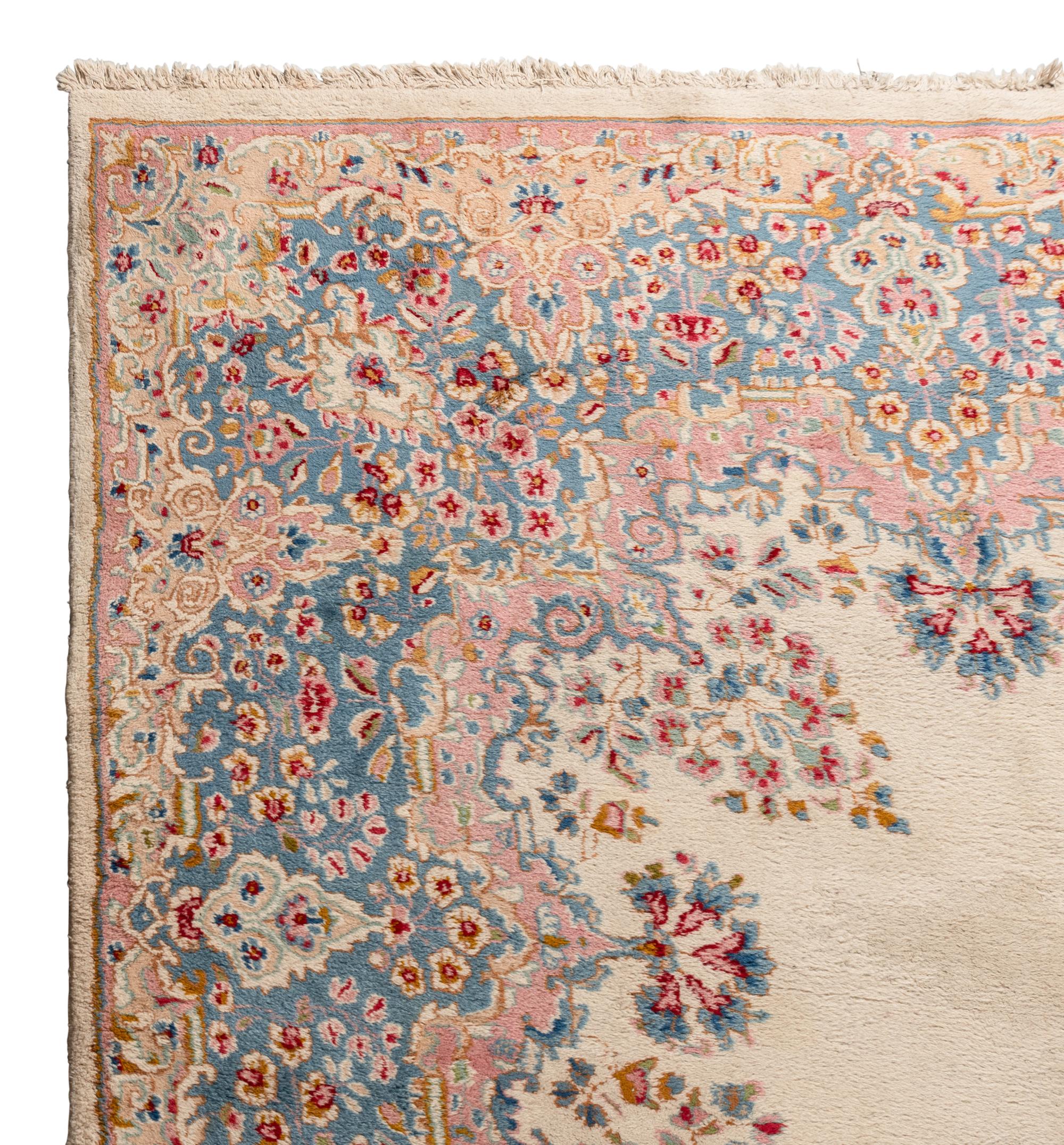 A Kerman Wool Rug