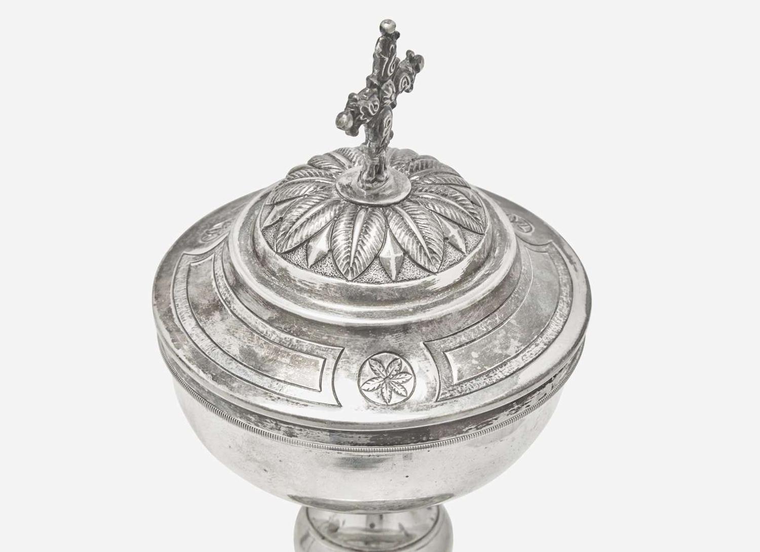 An Italian silver ciborium, probably Turin, late 18th century