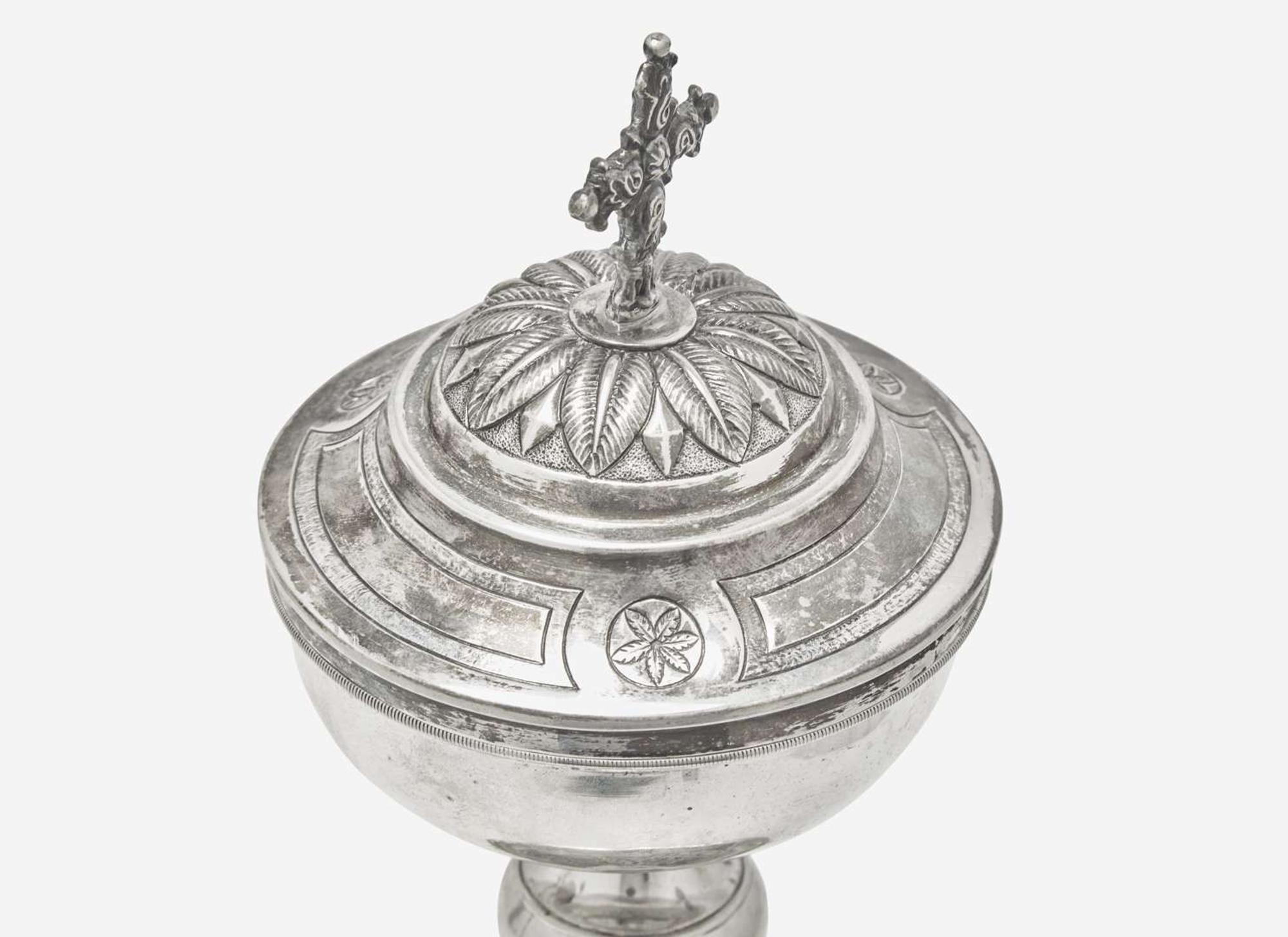 An Italian silver ciborium, probably Turin, late 18th century