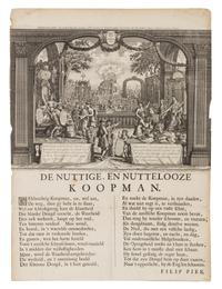 [MISSISSIPPI BUBBLE] [Het Groote Tafereel der Dwaasheid. Amsterdam: D. Onder de Linden, ca 1720.]