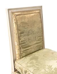 A Pair of Louis XVI Style Painted Side Chairs