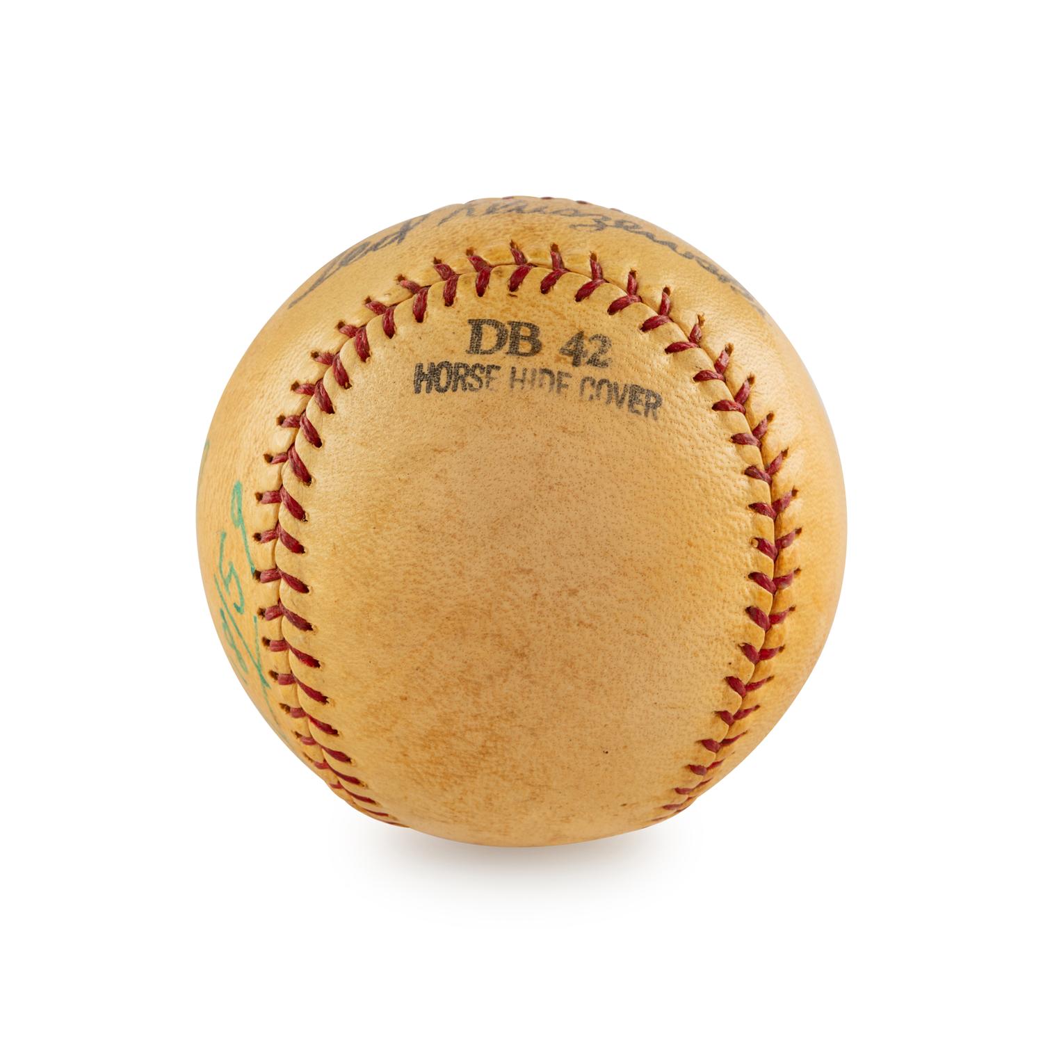 A Ty Cobb Single Signed Autograph Baseball (Beckett Authentication Services)