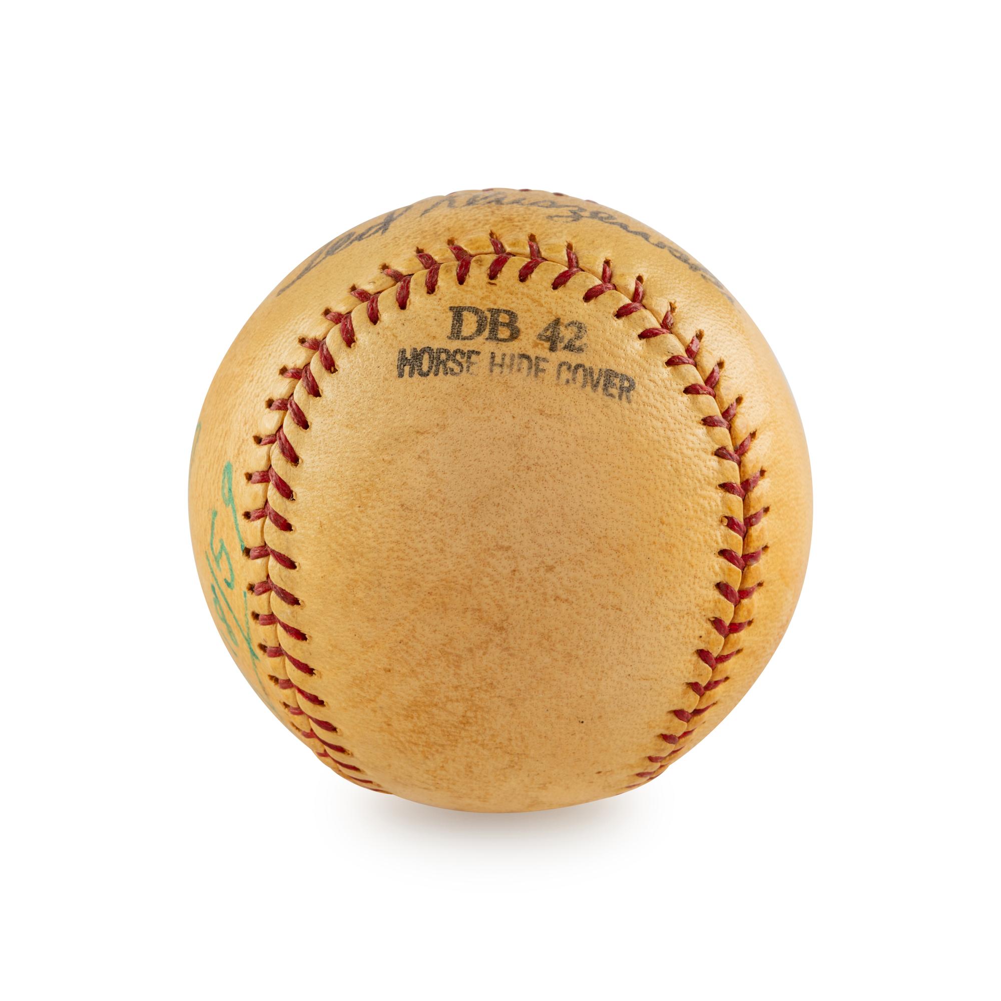 A Ty Cobb Single Signed Autograph Baseball (Beckett Authentication Services)