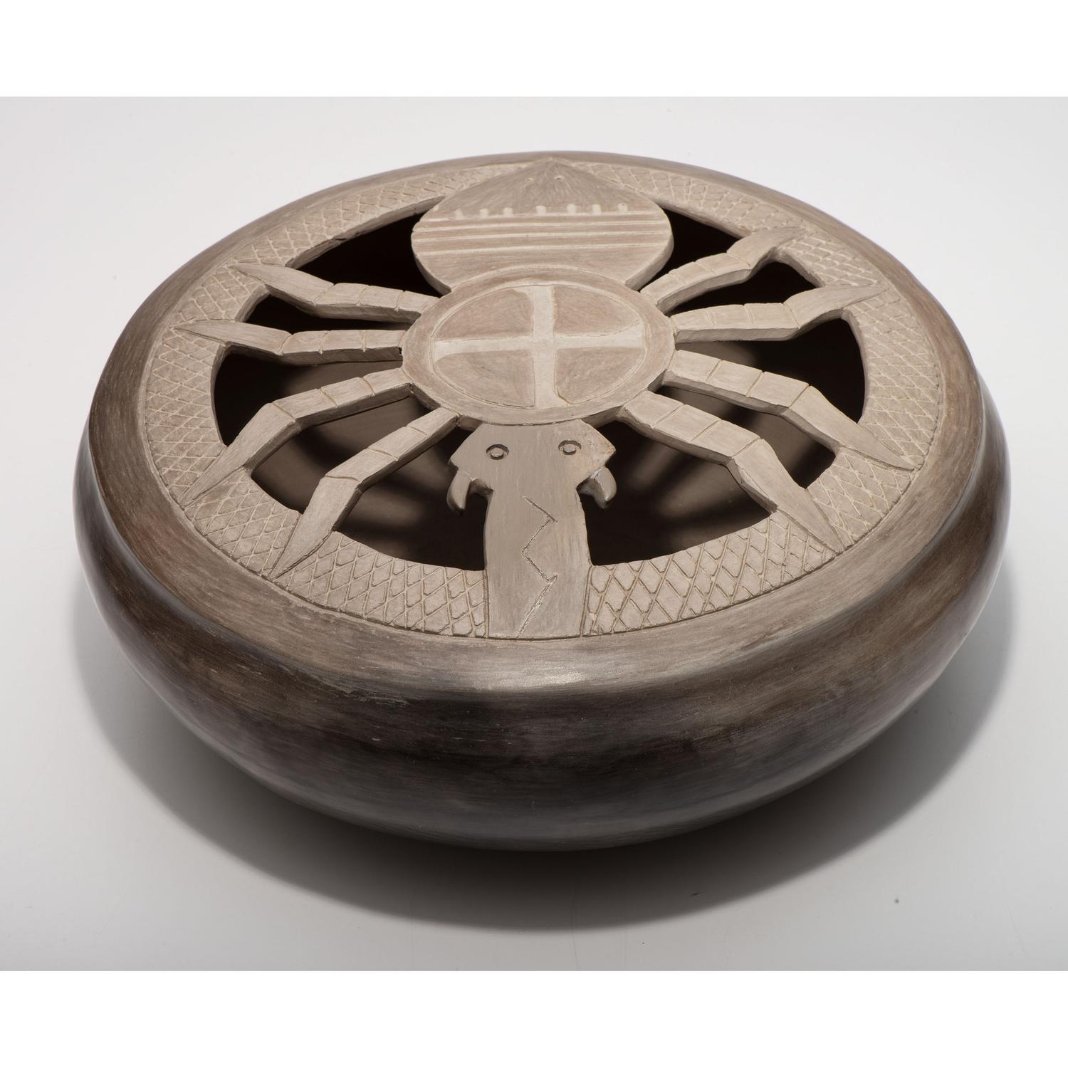 Pottery Bowl, with Spider