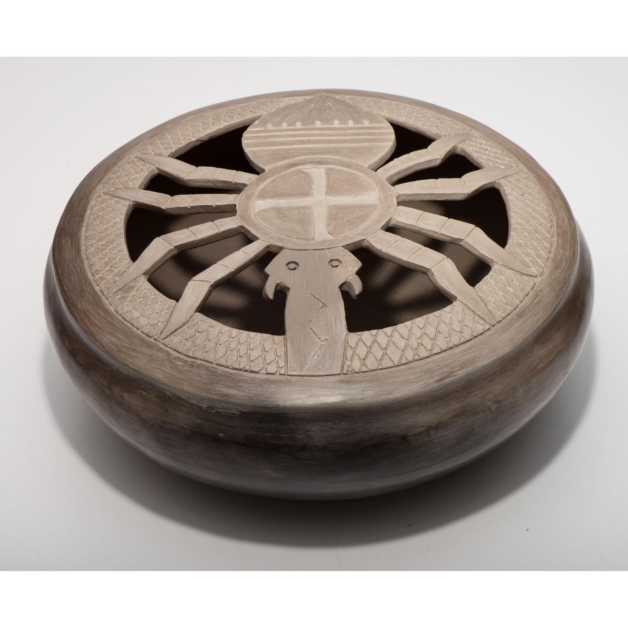 Pottery Bowl, with Spider